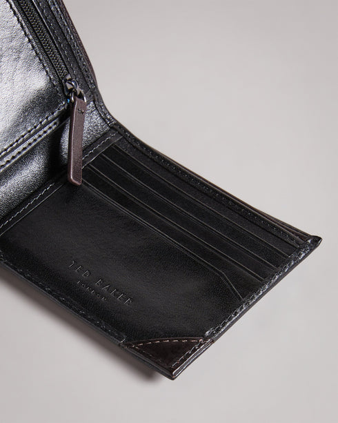 KORNING-Wallets-Metal Corner Bifold Coin Wallet- Ted Baker Romania